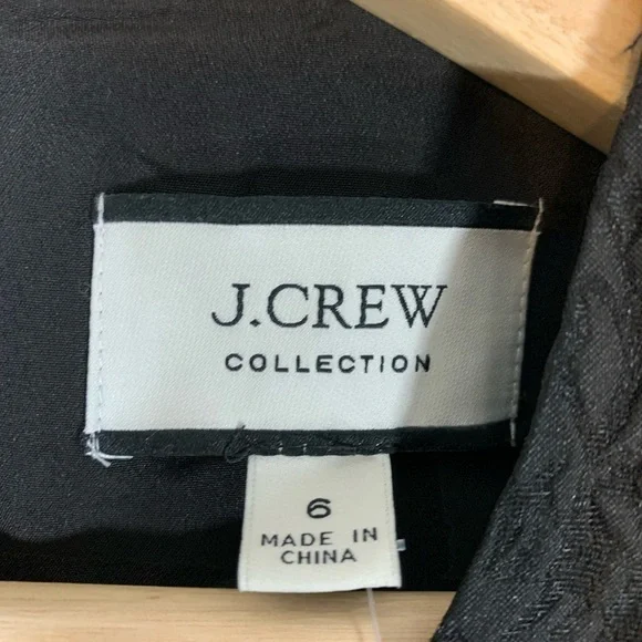 J.Crew Cutout Textured Organza Midi Dress Size 6 - Picture 9 of 10